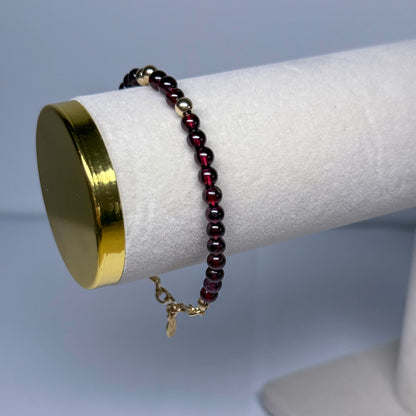 Solis Signature Garnet Bracelet