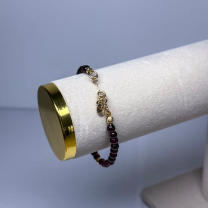 Solis Signature Garnet Bracelet