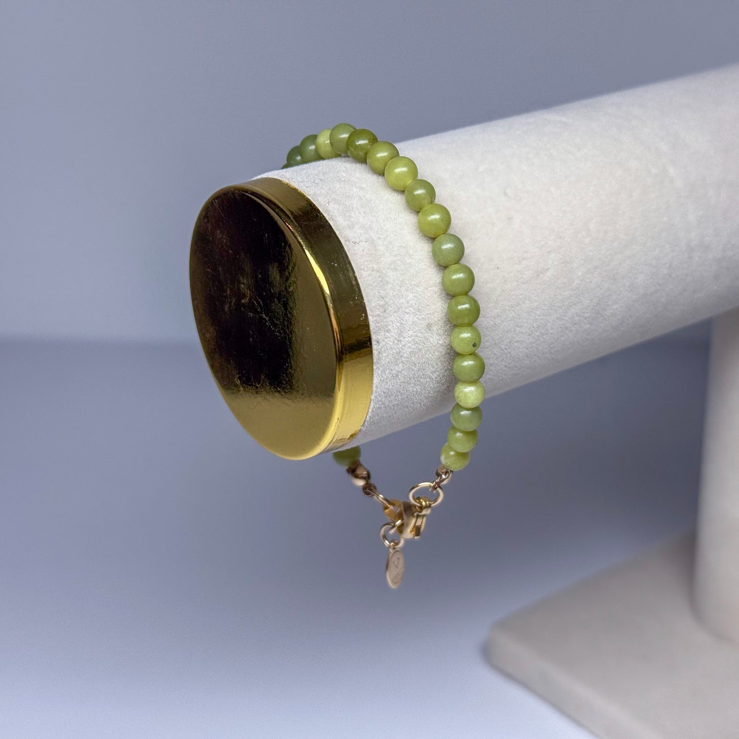 Solis Serenity Honey Jade Bracelet